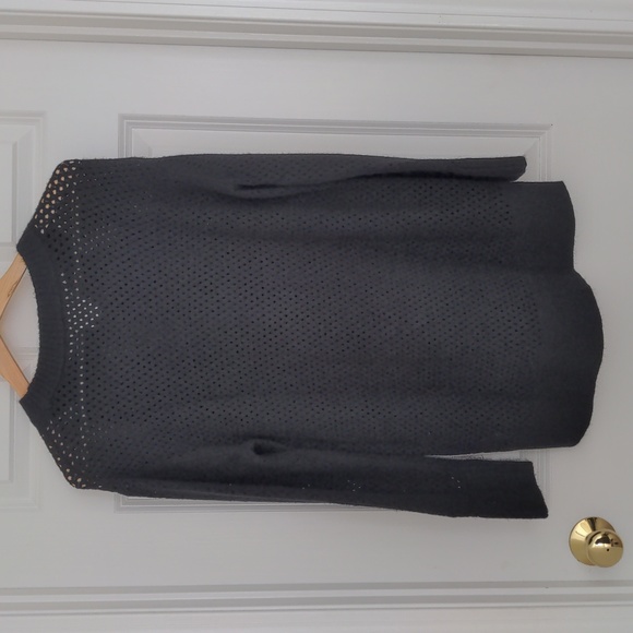 Aerie Offline Open Knit Sweater Black Size XS - Picture 7 of 8